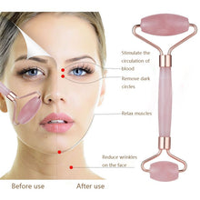 Load image into Gallery viewer, Rose Quartz Facial Roller