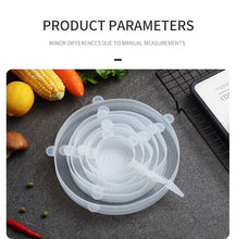 Load image into Gallery viewer, 6 Pcs/Set Silicone Food Cover