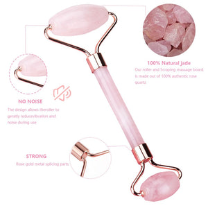 Rose Quartz Facial Roller