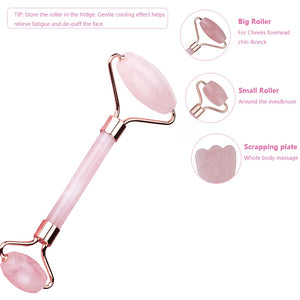 Rose Quartz Facial Roller