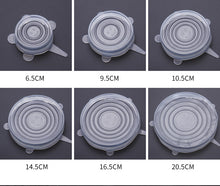 Load image into Gallery viewer, 6 Pcs/Set Silicone Food Cover
